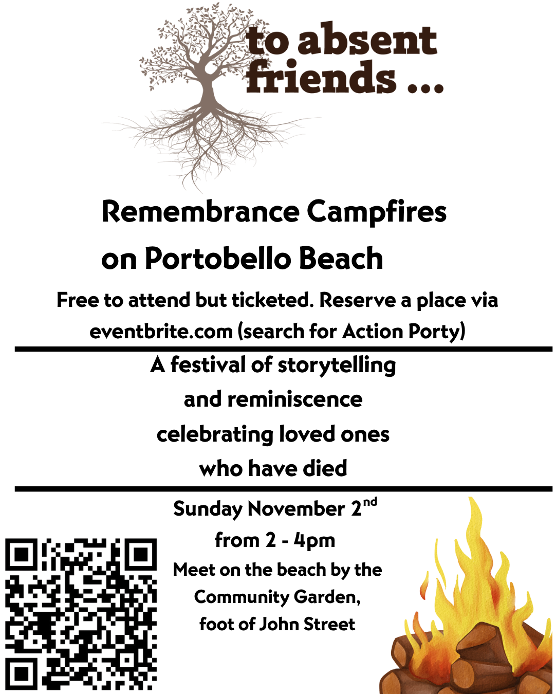 to absent friends…